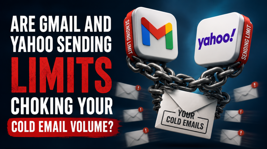 Are Gmail and Yahoo Choking Your Cold Email Volume?