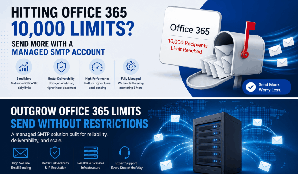 Hitting Office 365 10,000 Email Sending Limit?