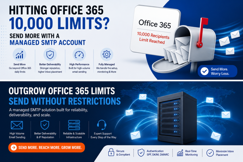 Hitting Office 365 10,000 Email Sending Limit?